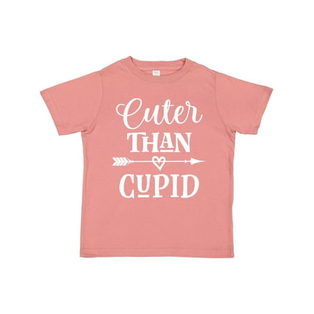 

Inktastic Valentine Day Cuter Than Cupid Gift Toddler Boy or Toddler Girl T-Shirt