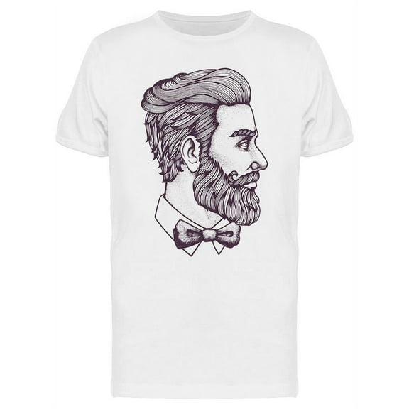 Hand Drawn Portrait T-Shirt Men -Image by Shutterstock, Male XX-Large