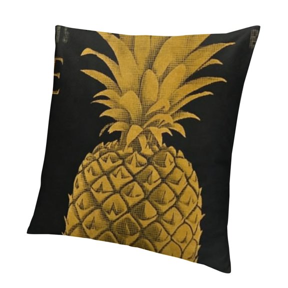 Pineapple Decor Pillow Cover Farmhouse Decorative Cushion Case Home Living Room Bed Sofa Car Square Summer Decoration