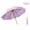 A, variant on Premium Windproof Umbrella with UPF50+ Sun Protection and Waterproof PVC Canopy 37.4 Inch Compact Fold Wood Handle