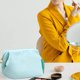 thumbnail image 5 of Bolsa de maquillaje de cuero PU,Bolsa de maquillaje pequeña,Bolsa de cosméticos de viaje,Bolsa de maquillaje portátil para mujeres y niñas, 5 of 5