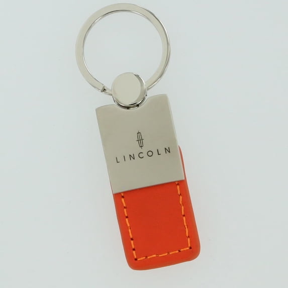 Lincoln Leather Key Ring (Orange)