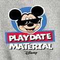thumbnail image 3 of Mickey & Friends - Playdate Material - Toddler And Youth Crewneck Fleece Sweatshirt, 3 of 5