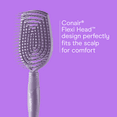 thumbnail image 5 of Conair Flexi Head Paddle Brush with Dual Flex Bristles, Detangling Hair Brush, 5 of 11