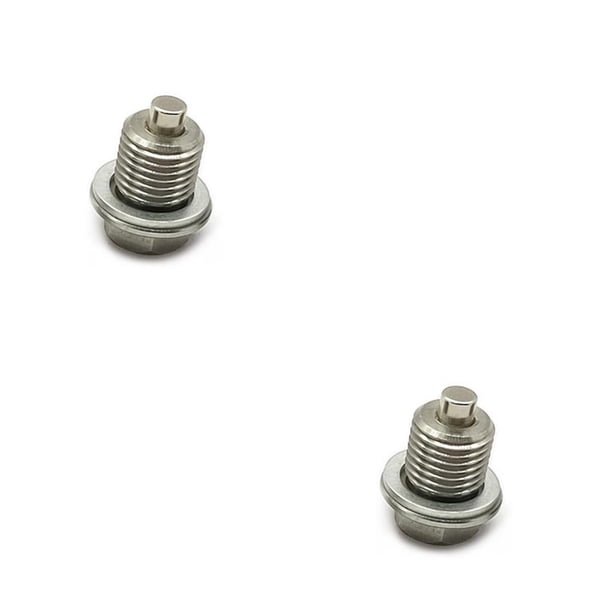 Kenally Tornillos universales para cárter de aceite de motor, pernos de drenaje hexagonales de Metal con arandela, piezas de repuesto para Type1 NO1