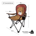 thumbnail image 2 of Silla Plegable Reforzada Para Camping Con Funda De Transporte Y Diseño Infantil De León, 2 of 6