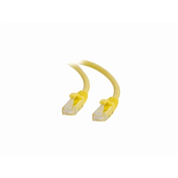 C2G / Cables To Go 00936 6in Cat5e Snagless Unshielded (UTP) Network Patch Cable – Yellow