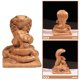 thumbnail image 2 of Estatua de madera Zerodeko 2025 Estatua tallada en madera Año del Feng Shui Adornos de buena suerte para el hogar, escritorio, decoración de Año Nuevo, 2 of 5