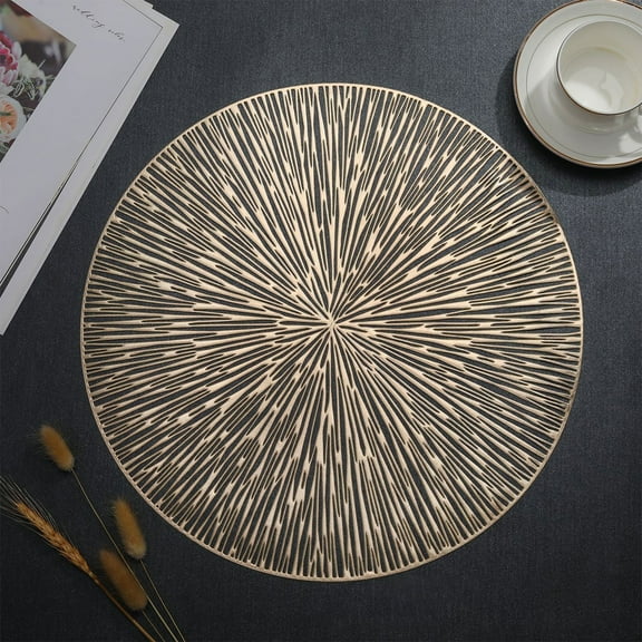 Hot Sale!Creative and Luxury Decoration Placemat, Heat- and Anti-slip Table Mat for Hotel, Restaurant, and Home Use,Durable & Ecofriendly Home Essentials