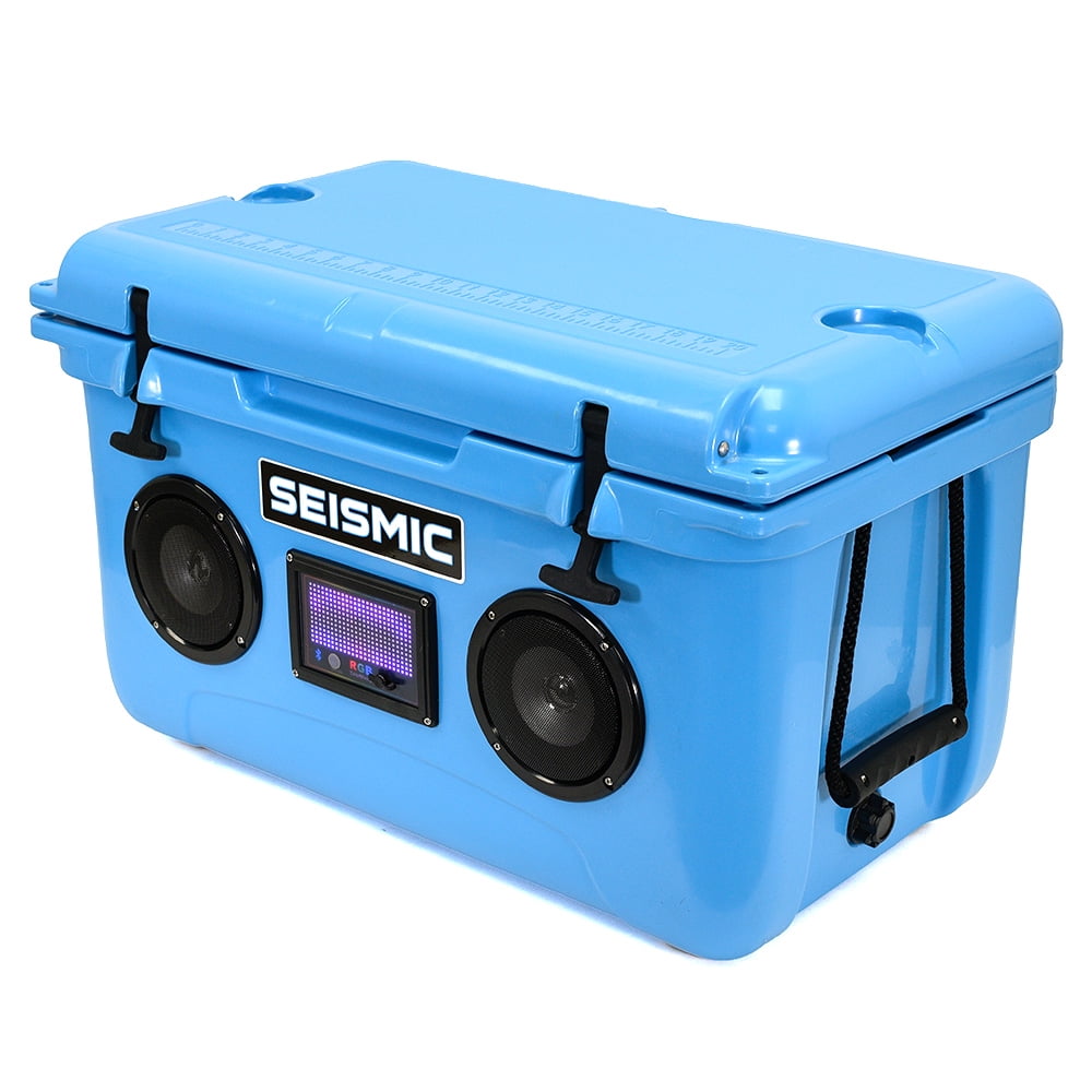 Seismic Audio - SC48WS-Blue - 48 Quart Blue Hard Cooler Box with