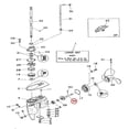 thumbnail image 3 of Engranaje De Avance Externo, 646 45560 00 Conjunto De Engranaje De Avance Confiable Resistente Al Desgaste A Prueba De Herrumbre Con Eje De Hélice Para 2HP 2MSHV 2MSHX, 3 of 7