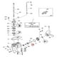 thumbnail image 3 of Engranaje De Avance Externo, 646 45560 00 Conjunto De Engranaje De Avance Confiable Resistente Al Desgaste A Prueba De Herrumbre Con Eje De Hélice Para 2HP 2MSHV 2MSHX, 3 of 7