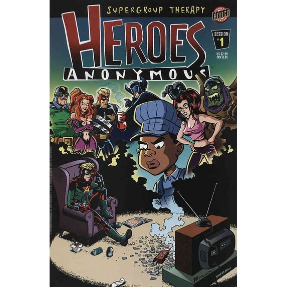 Heroes Anonymous #1 VF ; Bongo Comic Book