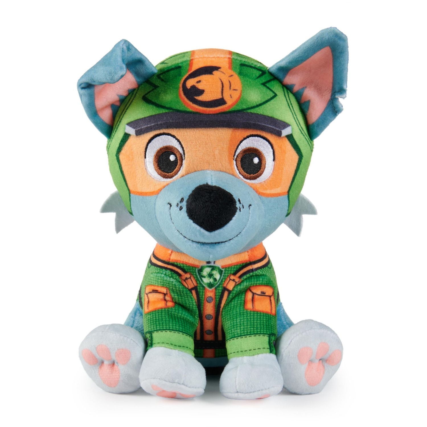 PAW Patrol Jungle Pups, Tracker 8-Inch Plush, Stuffed Animal Kids Toys for Boys & Girls Ages 3 and Up