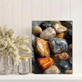 thumbnail image 2 of Qisvanset 12x16 Inch Beach Rock Pebble Canvas Wall Art, Natural Earth Style Gallery Art Farmhouse Home Decor, 2 of 8