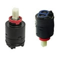 thumbnail image 4 of LEFU 40MM Shower Cartridge Replacement, Black and Red, Pressure Balance Valve Core for Shower Faucet, 40PHF-2 Compatible, Easy Installation, for Durable Plastic Material, 75x40mm Size, 4 of 8