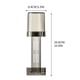 thumbnail image 5 of Toothbrush holder, bathroom storage rack, 3-in-1 countertop organizer, metal frame, foldable design, for dormitory, high capacity, space-saving, modern style, compact size, durable, 5 of 8