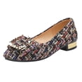 thumbnail image 1 of Femmes Filles Unies Grande Taille à Enfiler Plates Peu Profondes Confort Décontractées Chaussures Simples, 1 of 9