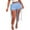Light Blue, variant on ABATAB Women's Leather Shorts High Waist Party Club Shorts Lace up Tassel Criss Cross Trendy Legging Shorts
