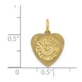 thumbnail image 2 of 14K Yellow Gold Charm Pendant Themed 20 mm 12 Special Sister, 2 of 2