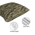 thumbnail image 4 of Throw Pillow Covers, Camo Green Soft Square Pillow Cases with Invisible Zipper for Couch Bed Sofa, Farmhouse Fall Home Decor 16"x16", 4 of 7