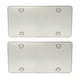 thumbnail image 2 of Tenedor plástico de la etiqueta del marco de la placa 2pcs para los coches nosotros universal estándar, 2 of 7