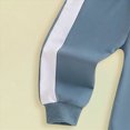thumbnail image 4 of TOWED22 Toddler Baby Boy Fall Winter Clothes Contrast Color Long Sleeve Pockets Sweatshirt Pants Set Cute 2Pcs Outfit Set(Blazer,6-12 M), 4 of 6