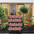 thumbnail image 5 of Bolsa para plantas con 12 bolsillos, macetero vertical montado en la pared, macetero colgante con para jardín, balcón, patio, oficina, decoración del hogar (negro) 2 piezas 60X80cm -, 5 of 5