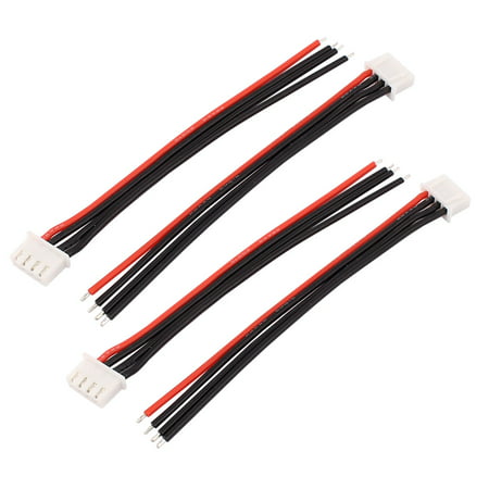 4Pcs 3V 3S LiPo Battery Balance Charger Cable  Wire Connector