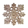 thumbnail image 1 of Flower Carving Wooden Pieces Creative Wood Crafts Home Decor Fashion Wood Chips, 1 of 3