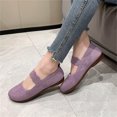 thumbnail image 5 of Sngxgn Women's Ballet Flats for Women Slip On Dress Shoes(Purple,41), 5 of 7