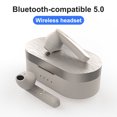 thumbnail image 1 of Gwong Electrónica 2 UNIDS MS-T12 Auriculares inalámbricos Bluetooth-Compatible con Bluetooth 5.0 Reducción de ruido Control táctil impermeable HIFI Estéreo Auriculares en el oído para deportes, 1 of 6