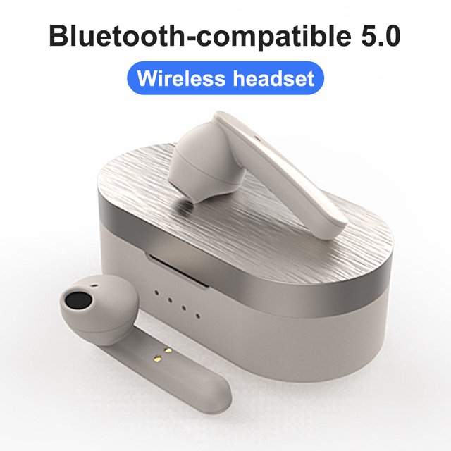 Gwong Electrónica 2 UNIDS MS-T12 Auriculares inalámbricos Bluetooth-Compatible con Bluetooth 5.0 Reducción de ruido Control táctil impermeable HIFI Estéreo Auriculares en el oído para deportes