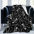 thumbnail image 4 of Halloween Blanket for Boys Girls, Haunted Halloween Themed Design Printed Throw Blankets for Kids Lap, Chair Sofa, Warm Soft Cozy Blanket, 4 of 7