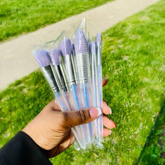 Mystical Fairy Pearlescent Makeup Brush Set 10pc