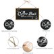 thumbnail image 3 of Letrero decorativo de madera para cafetería, decoración del hogar, placa de madera para colgar en la pared, letrero de puerta con texto "Loving Is Brewing Heart", 3 of 9