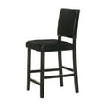 thumbnail image 2 of GTU Furniture 5Pc Contemporary Style Black Soild Wood Counter Height Table with 4 Wooden Chair Dining Set, 2 of 7