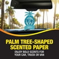 thumbnail image 4 of Tropical Palm Air Freshener, Laguna Breeze Scent, 8 Pack Hanging Paper for Car, 4 of 5