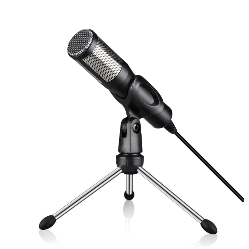 Professional Condenser Microphone Computer Laptop Recording Gaming Mic Speaker for Singing Streaming Accessories