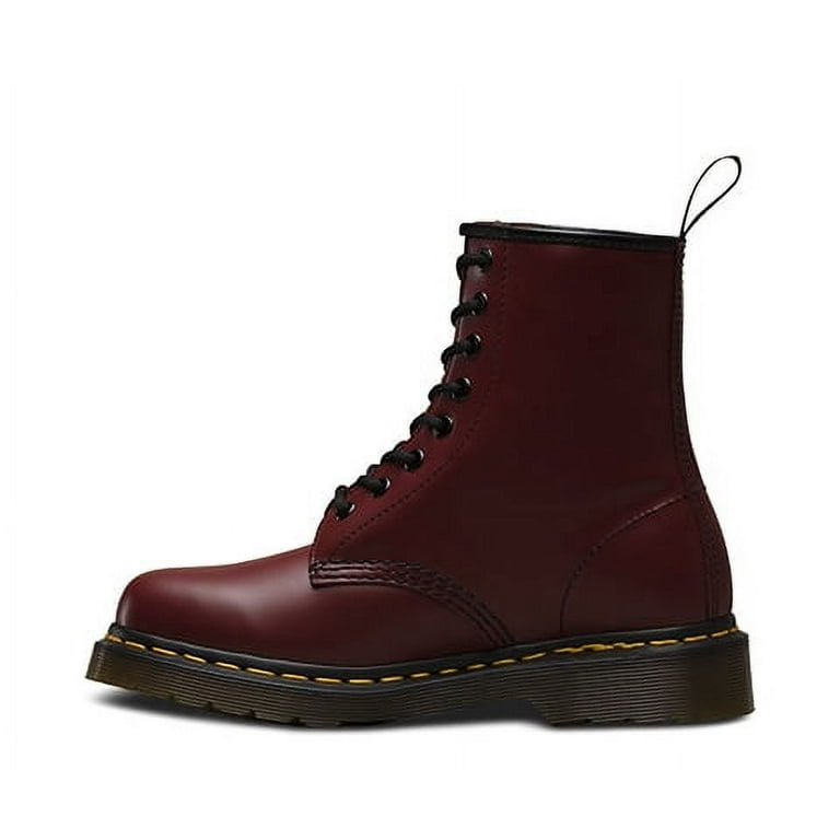 Dr. Martens Unisex 1460Z DMC 8 Lace Up Cherry Red Smooth Dr. Martens Unisex 1460Z DMC 8 Lace Up Cherry Red Smooth