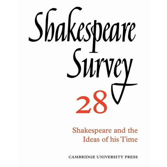 Shakespeare Survey, (Paperback)