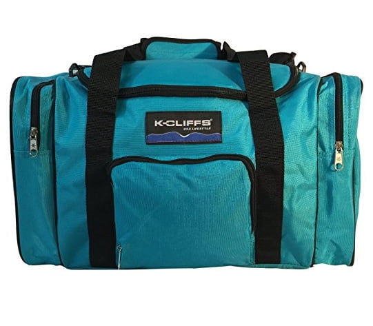 Sport Duffel Bag Fitness Gym Bag Luggage Travel Bag Sports Equipment Gear Bag, Blue by K-Cliffs