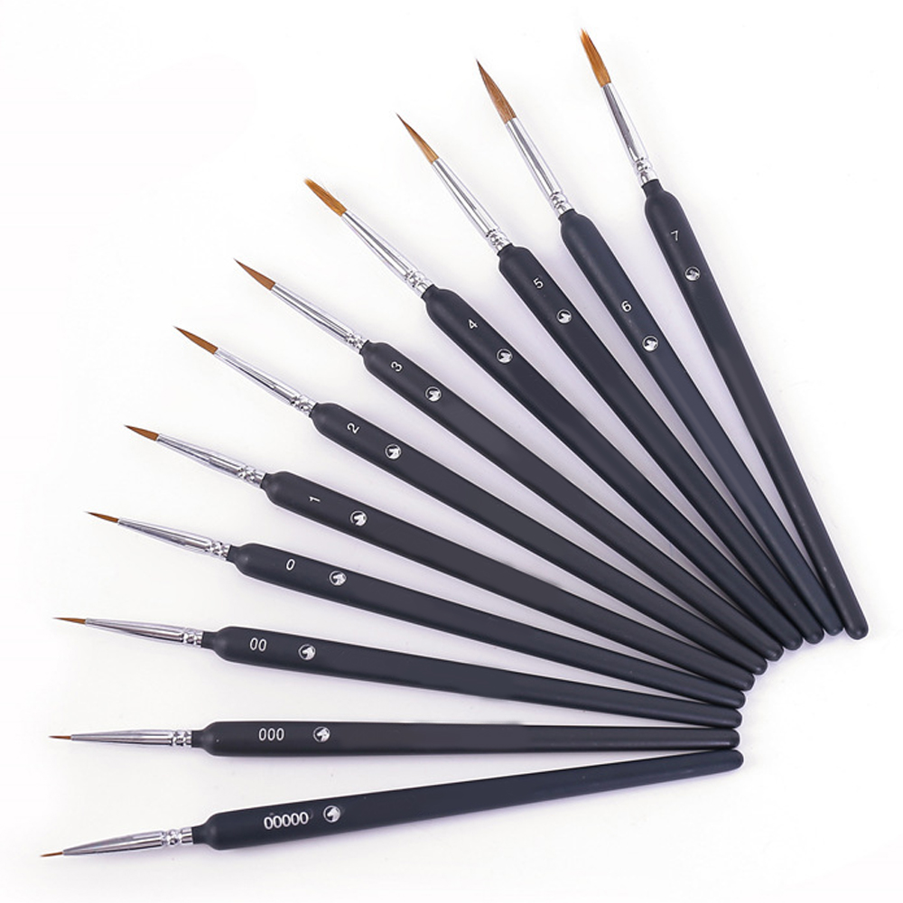 Paint Brush Set Professional Nylon Brush Acrylic Painting Thin Hook Line  Pen Art Painting Supplies Hand Painted 