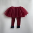 thumbnail image 2 of Bjutir Toddler Kids Boys Girls Soild Mesh Tulle Skirt Fashion Dance Leggings Pants, 2 of 5