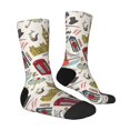 thumbnail image 2 of Goofa London Landmark1 Printed Men's Crew Socks, Soft Durable Breathable Moisture-Wicking with Odor Control Cotton socks, 2 of 9