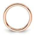 thumbnail image 2 of Auriga Fine Jewelry 14K Rose Gold Size 5.5 Bezel-set 1/10 carat Diamond Complete Eternity Band for Women, 2 of 6