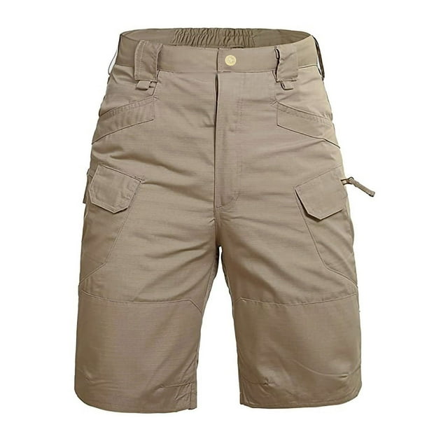 Mens Shorts Classic Twill Relaxed Fit Work Wear Combat Safety Cargo Pants