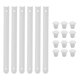 thumbnail image 2 of 3 Sets Plastic Drawer Slides Drawer Replacement Parts Drawer Rails Drawer Track Rails, 2 of 3