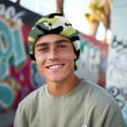 thumbnail image 4 of Dalix Astronaut Embroidered Beanie Warm Winter Space Cadet Knit Hat for Men in Green Camo, 4 of 5