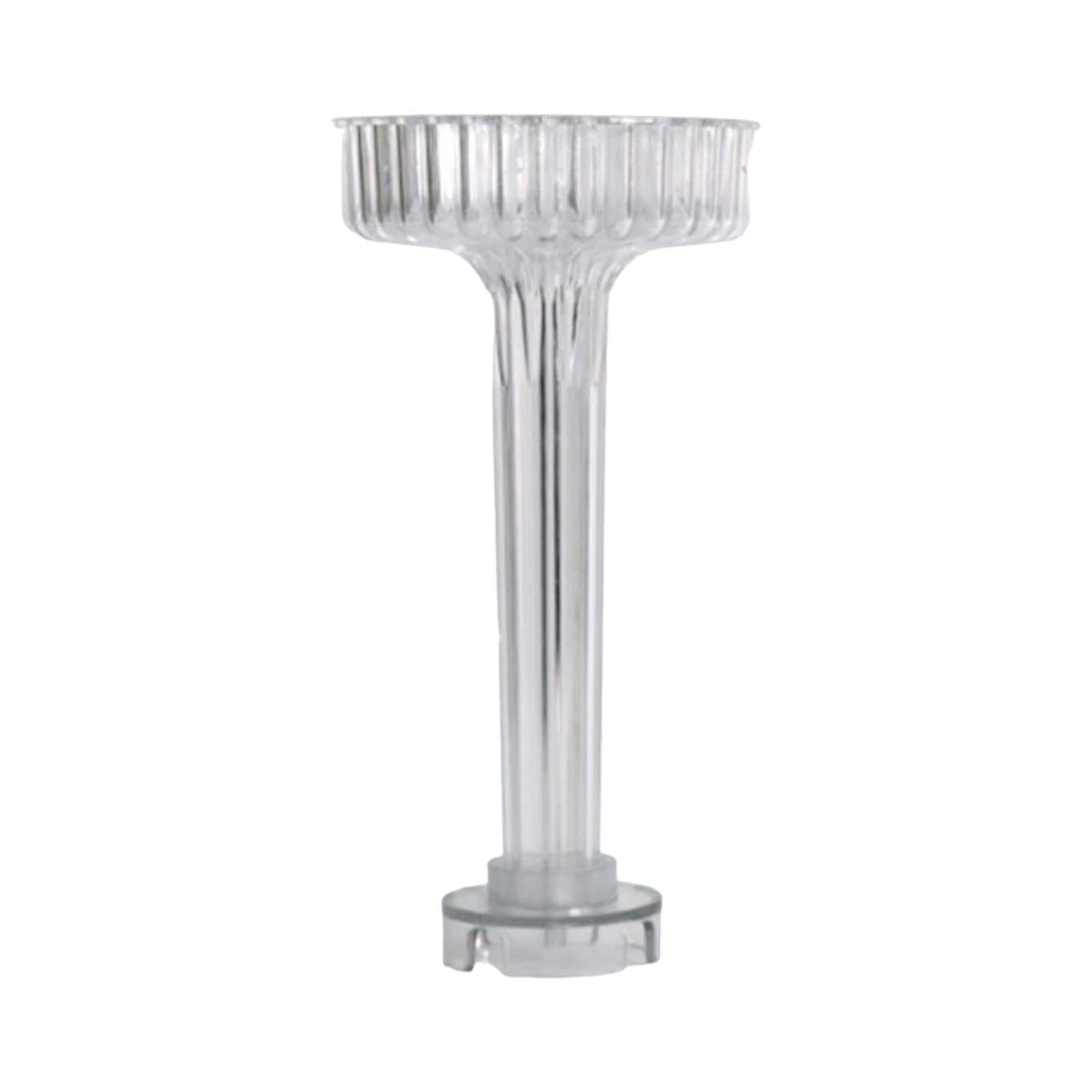 3D Geometric Stripe Candle Mould Decorative Making Supplies Handmade Casting Craft Art Acrylic Crafts Chassis Home Decor for Wedding Dinner 10 x 2 x 20.1cm